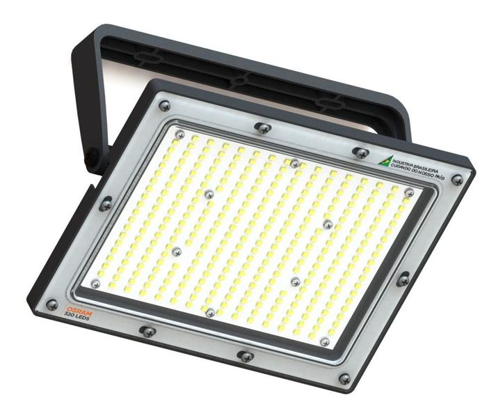 Imagem de Refletor 400w Led Osram 36000lm Slim Bivolt Ip66 Branco frio