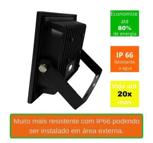 Imagem de Refletor 50w Led Holofote Verde 110/220 Prova Dágua