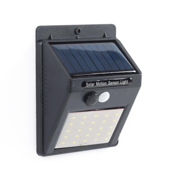 Imagem de Refletor Arandela Solar Parede Sensor Presença 30 Leds