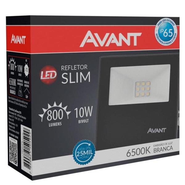 Imagem de Refletor Avant LED 10W, Slim 6,5K, 750 Lumens