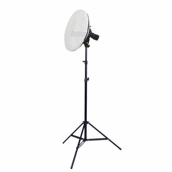 Imagem de Refletor Beauty Dish Branco 40 Cm Para Flash Dedicado + Tripé