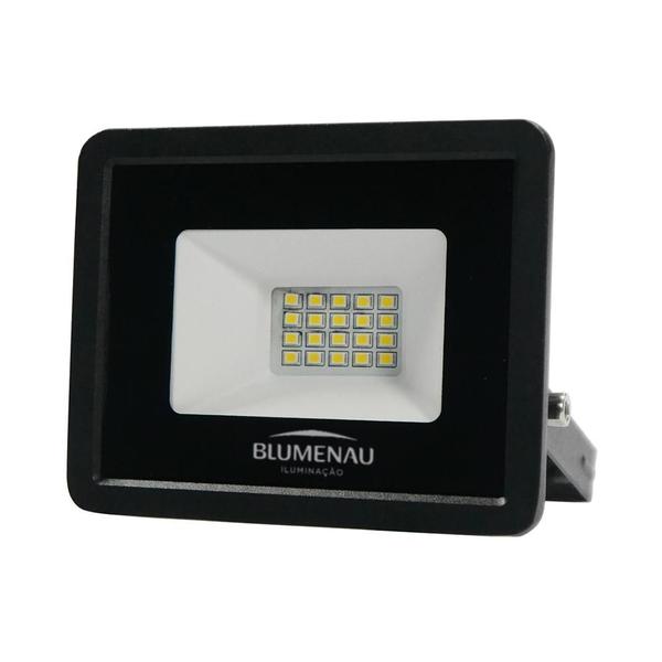 Imagem de Refletor Blumenau de Led Slim 20W Preto Bivolt