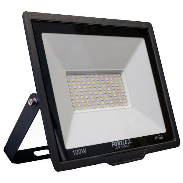 Imagem de Refletor de Led 100W Luz Branca 110/220V 25.000h Fortled