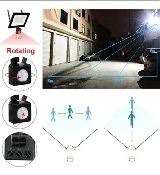 Imagem de Refletor De Led 50W Com Sensor Fotocélula