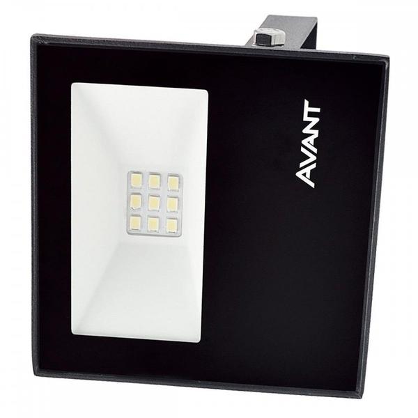 Imagem de Refletor De Led Avant Slim 10W. 6500K. 750Lm Ip65 Preto Bivolt