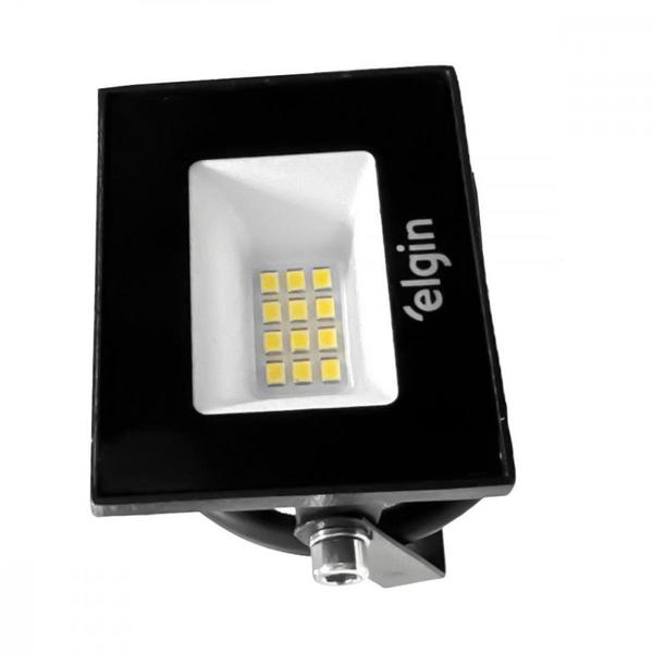 Imagem de Refletor De Led Elgin 10W. 6500K. 550Lm Ip65 Preto Bivolt