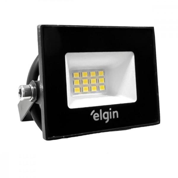 Imagem de Refletor De Led Elgin 10W. 6500K. 550Lm Ip65 Preto Bivolt