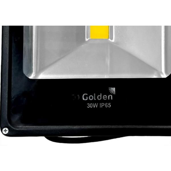 Imagem de Refletor De Led Golden Fit Preto 30W. 2700K Amarelo