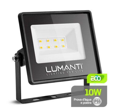 Imagem de Refletor Eco Led 10W 3000K Aut. 800Lm Rl310Se Lumanti 