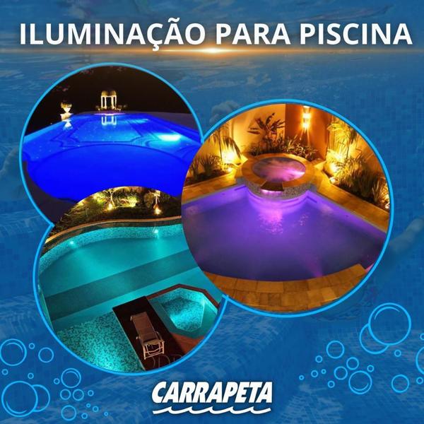 Imagem de Refletor Essential Led Piscina Branco 16M 9W Abs Tholz