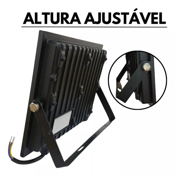 Refletor Fio 400W Eletrico Holofote Potente Luz Led Iluminação Branco Frio - AAATOP Imagem de Refletor Fio 400W Eletrico Holofote Potente Luz Led Iluminação Branco Frio