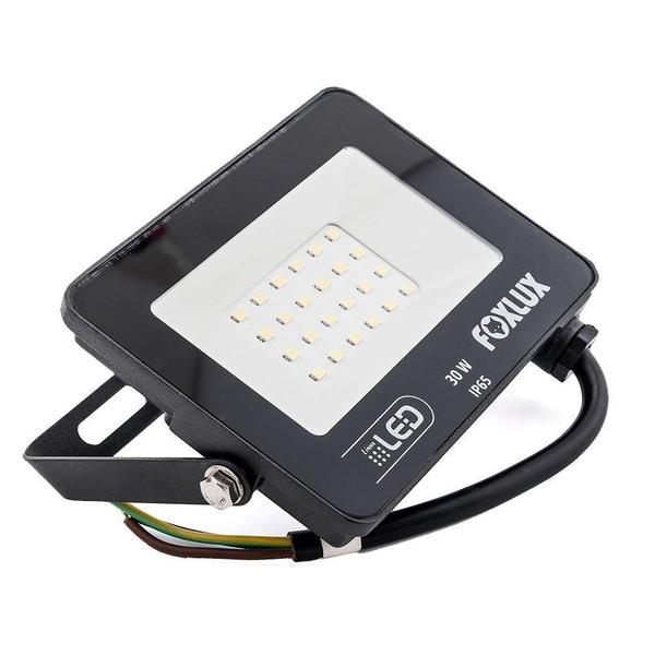 Imagem de Refletor Foxlux Led 30W 6,5K 30000H Preto