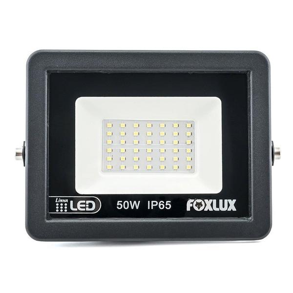 Imagem de Refletor Foxlux Led 50W 6,5K 30000H Preto