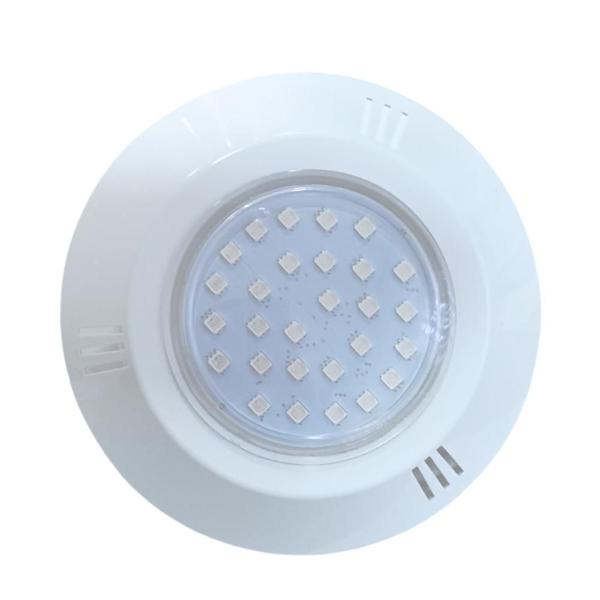 Imagem de Refletor Hiper Led 15w Azul Abs Rosca Frente New - Brustec