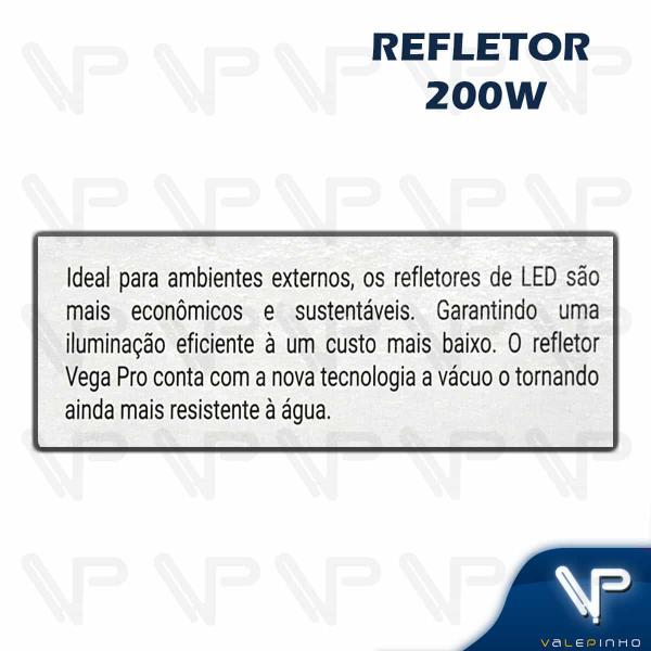 Imagem de Refletor holofote led smd   200w 6500k(branco frio)bivolt ip66 kit5