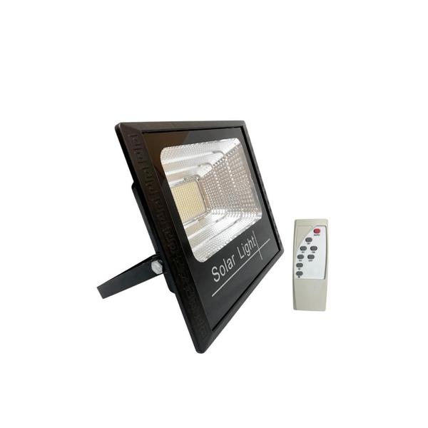 Imagem de Refletor Holofote Ultra Led Solar 200W 6000K+ Placa Solar+