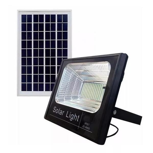 Imagem de Refletor Holofote Ultra Led Solar 400w Real Placa Completo