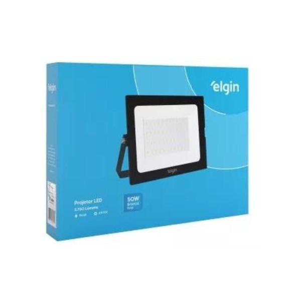 Imagem de Refletor led 100w 6500k preto