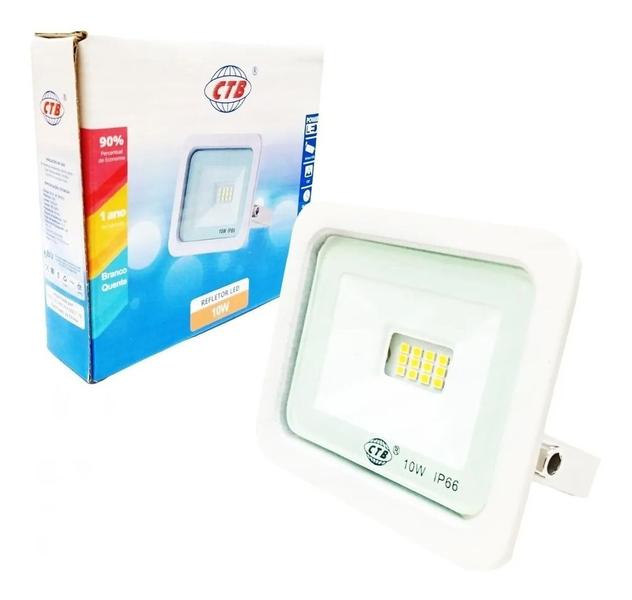 Imagem de Refletor Led 10W Branco Quente 3000K Ip66