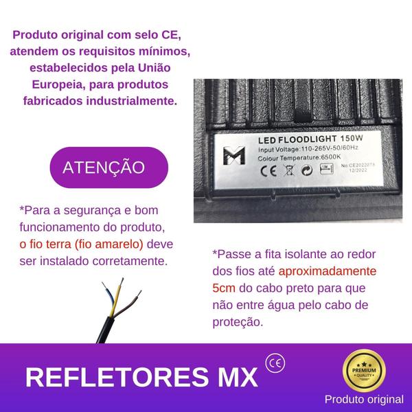 Imagem de Refletor LED 150W - Brilho e Economia de Energia