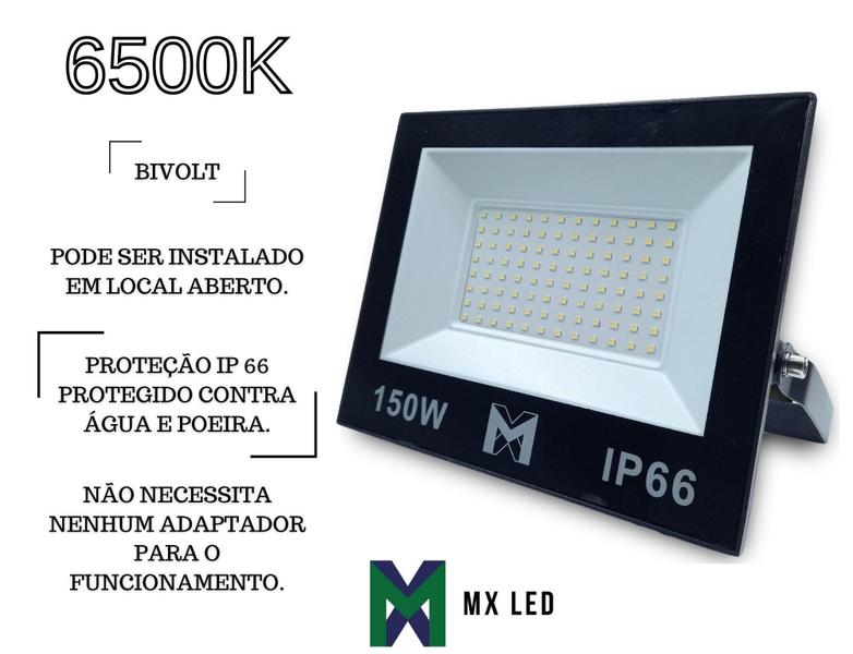 Imagem de Refletor Led 150W Holofote Prova D'Água Frio