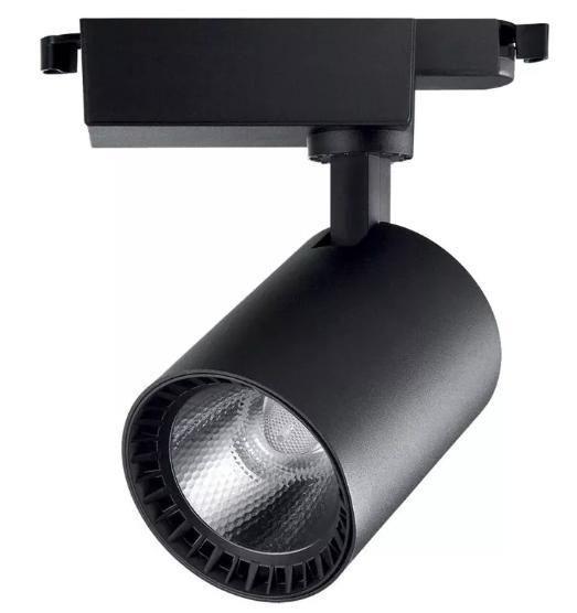 Imagem de Refletor LED 18W Preto Bivolt 3000K - 1260lm - IP20