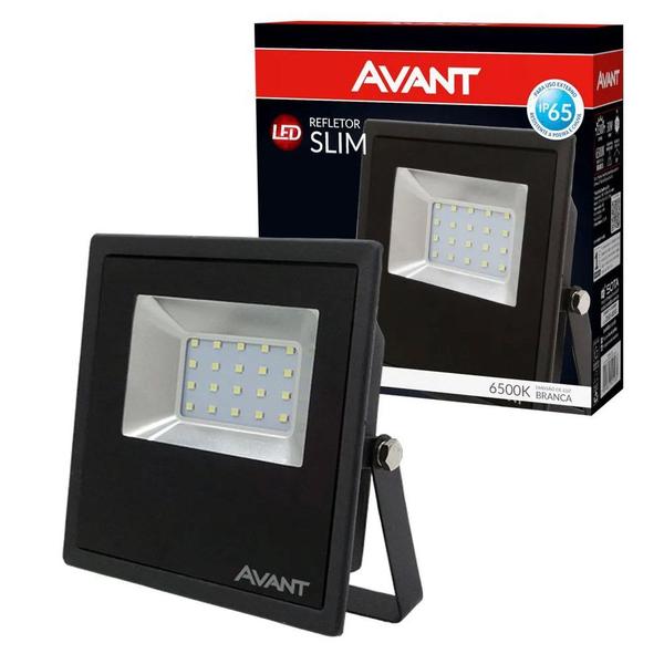 Imagem de Refletor Led 30w Avant Slim30 Ip65 Branco Frio 6500k Bivolt