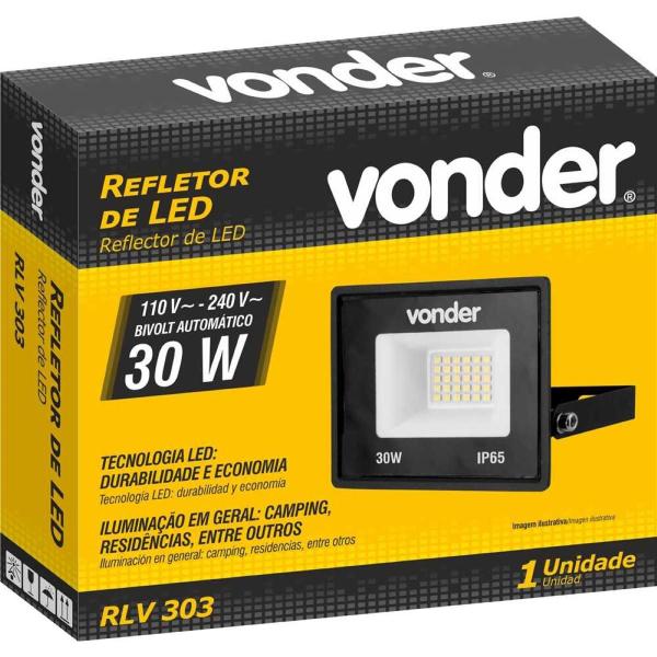 Imagem de Refletor LED 30W Bivolt RLV303 Vonder