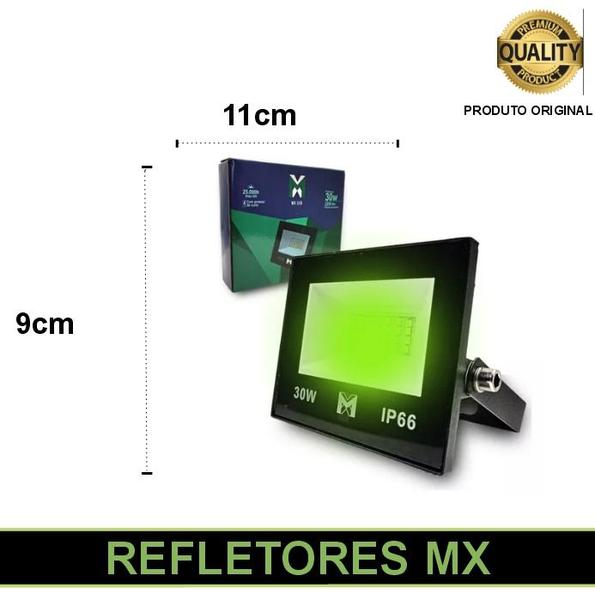 Imagem de Refletor LED 30w Verde Holofote  LED - Verde