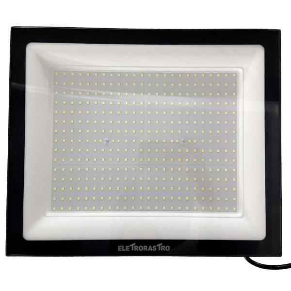 Imagem de Refletor Led  400W 6500K 40000Lm Preto Ip66 Bivolt Eletrorastro