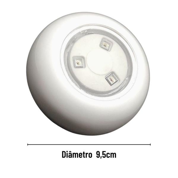 Imagem de Refletor Led 4,5W RGB ABS Iluminação Colorida para Piscina -  Aqua Light