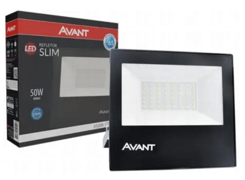 Imagem de Refletor Led 50w Biv Branco Frio 6500k Avant Casa, Cozinha