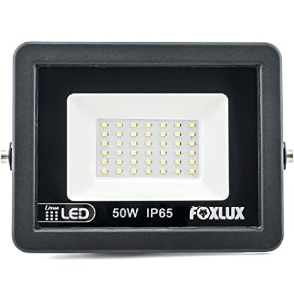 Imagem de Refletor LED 50W Bivolt Luz Branca (6.500K) Foxlux