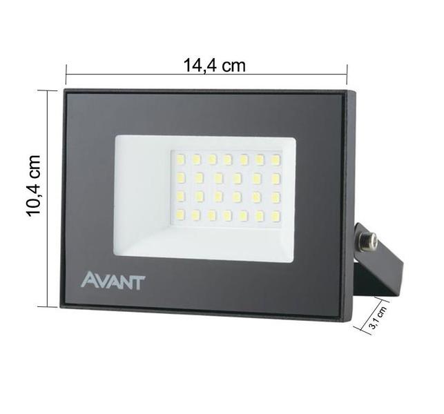 Imagem de Refletor Led 50w Luminária Bivolt Branco Frio Ip65 Avant