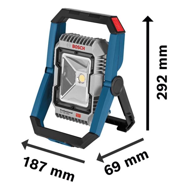 Imagem de Refletor led à bateria Bosch GLI 18V-1900, 18V SB, 1900 lúmens