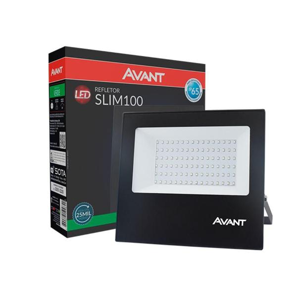 Imagem de Refletor Led Avant 100w Luz Verde Bivolt Preto