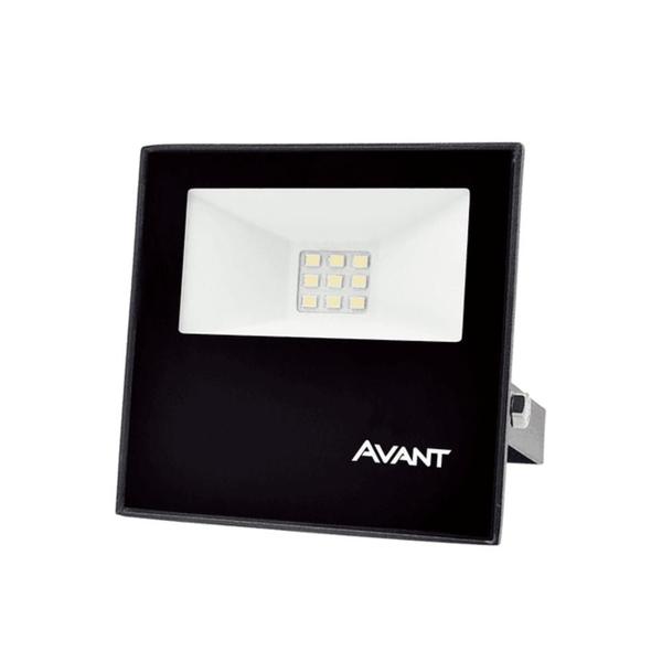 Imagem de Refletor Led Avant 10W 3000K Bivolt Preto 5 Unidades