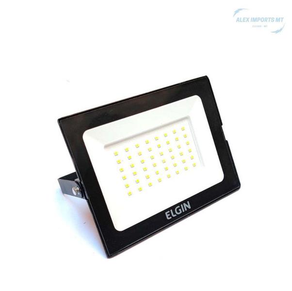 Imagem de Refletor Led Elgin 50W 6500k 2.750 Para estacionamentos