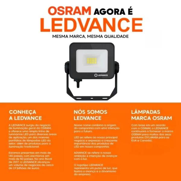 Imagem de Refletor Led Floodlight Compact Core 10w 5000k Ip65 Ledvance Osram