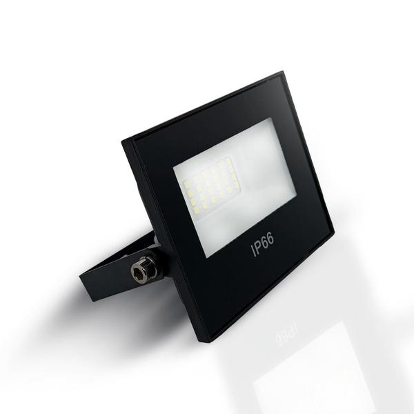 Imagem de Refletor Led Holofote 100w Branco Frio Preto A Prova D'Agua Bivolt