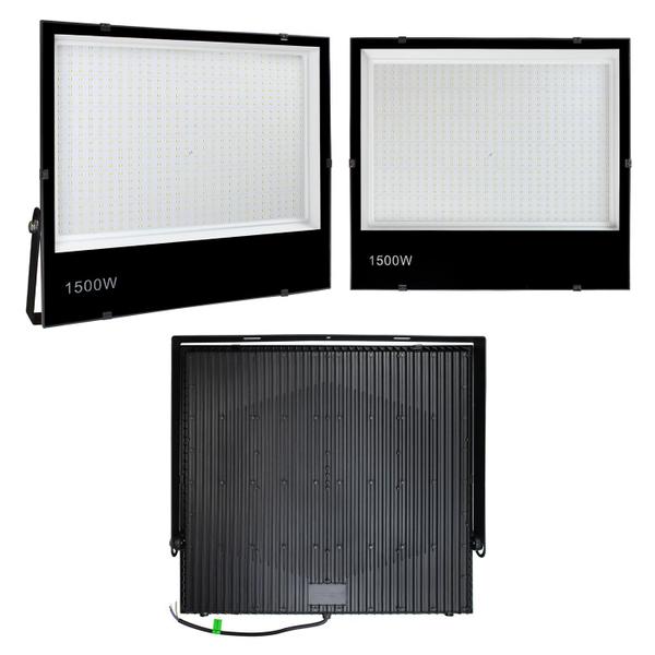 Imagem de Refletor Led Holofote 1500w Bivolt Ip66 Forte Luz Branco Frio