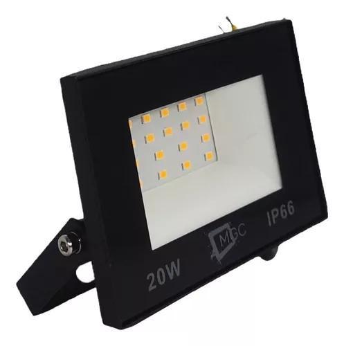 Imagem de Refletor Led Holofote 20w Luz Quente Amarela Ip66 3000k A Prova De agua IP66 Bivolt 110/220v decoração