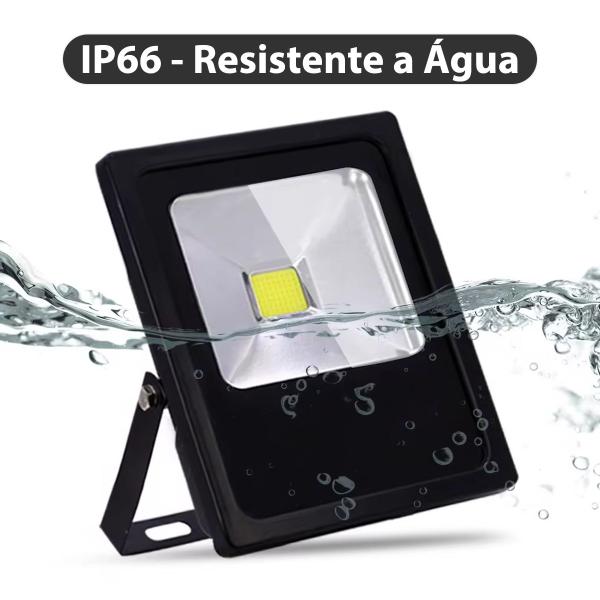 Imagem de Refletor LED Holofote 30W Bivolt Resistente à Chuva e Pó