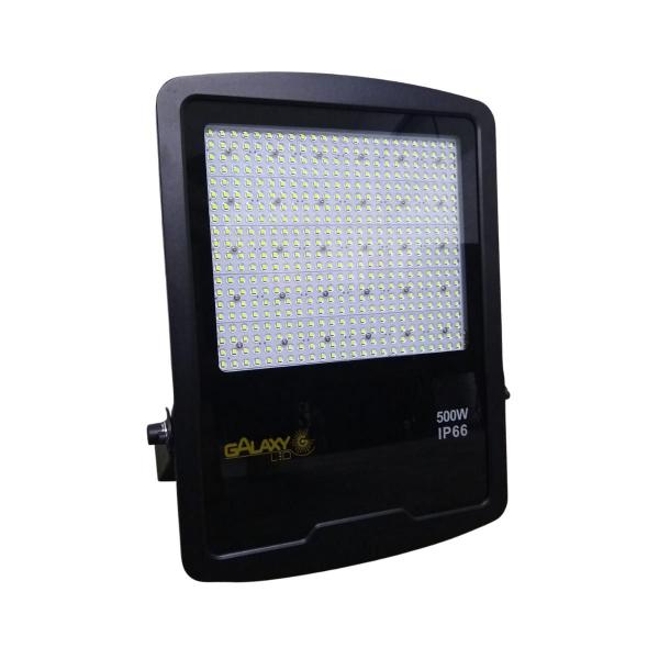 Imagem de Refletor Led Holofote 500W Biv IP66 Luz Branca 6500K Galaxy