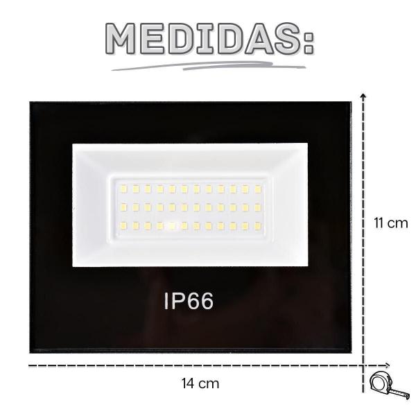 Imagem de Refletor Led Holofote 50W A Prova D'Água Branco Frio 6500K