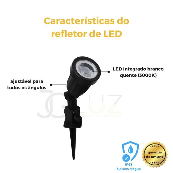 Imagem de Refletor Led Opus Espeto Jardim 5w À Prova D'água Bivolt