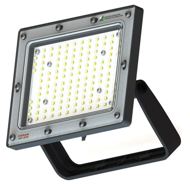 Imagem de Refletor LED OSRAM 200W Slim - 18000LM, 6500K, Bivolt, IP66, Alta Qualidade