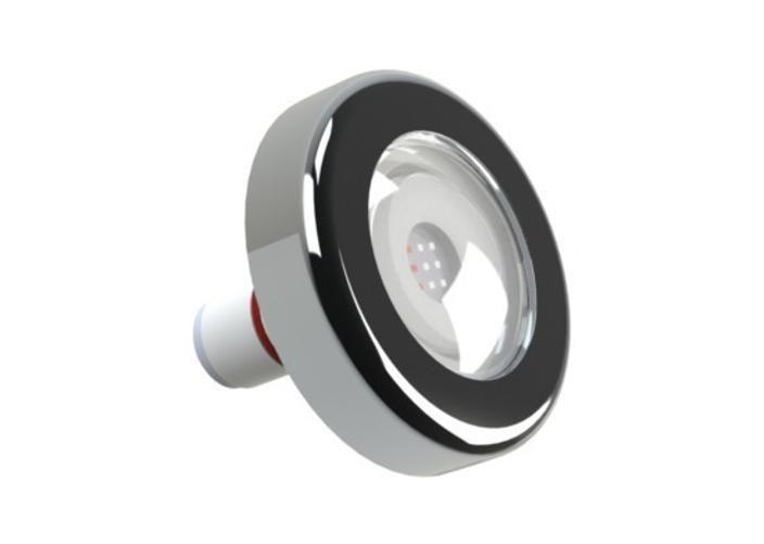Refletor Led Para Piscinas Tholz Inox Premium 6W - Luz Azul - Geral Imagem de Refletor Led Para Piscinas Tholz Inox Premium 6W - Luz Azul