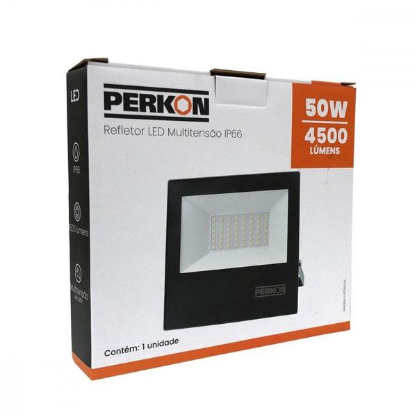 Imagem de Refletor Led Perkon  50W 4500Lm 3000K  1193