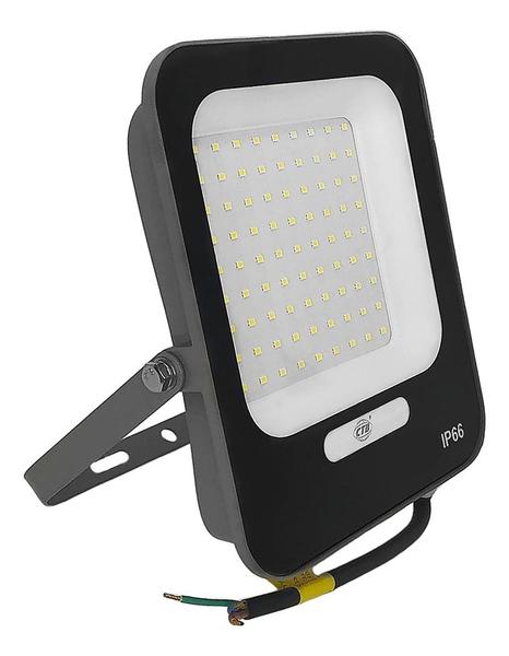 Imagem de Refletor Led Preto Pro 200W Bivolt Branco Frio Ip66